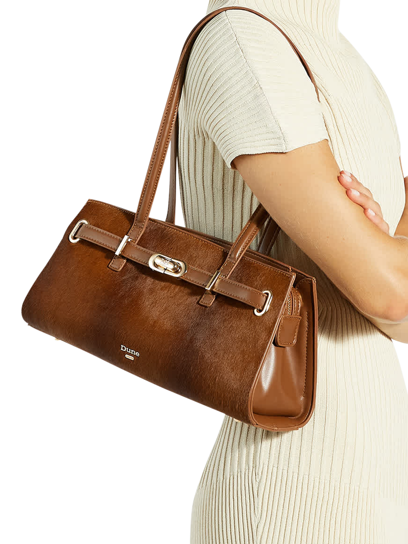 Product image 2 of 5, which shows Dune London Depend Tote Bag, Brown, One Size