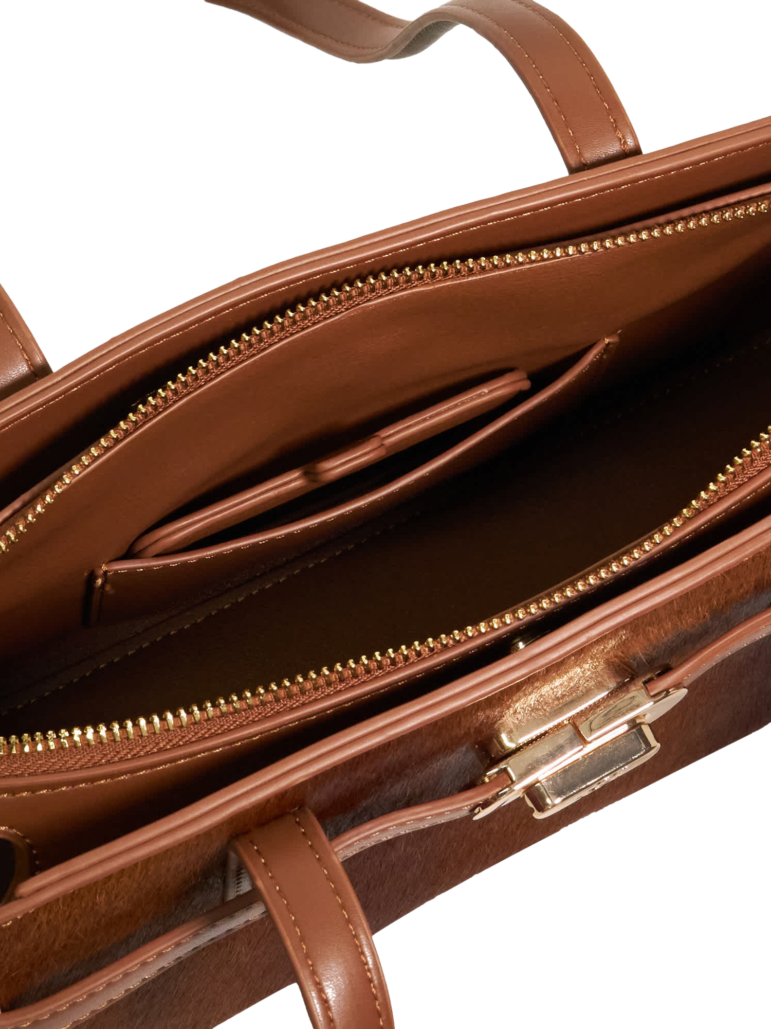 Product image 4 of 5, which shows Dune London Depend Tote Bag, Brown, One Size