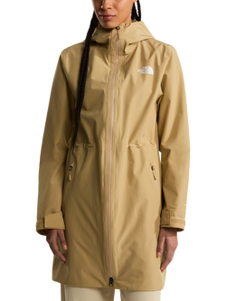 The North Face Women's Dryvent Parka Jacket, Khaki Stone, Khaki Stone