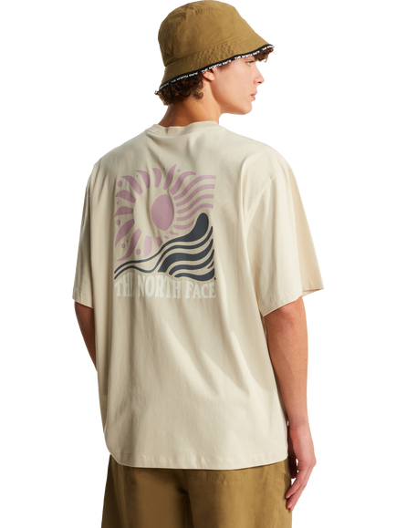 The North Face Cotton Sun Oversized Graphic T-Shirt, Desert Stone - view 2, Desert Stone