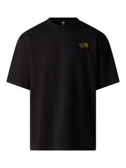 The North Face Plant & Flora Oversized Graphic Cotton T-Shirt, Tnf Black, Tnf Black