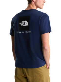 The North Face Never Stop Exploring Evolution Box Logo T-Shirt, Summit Navy - view 2, Summit Navy