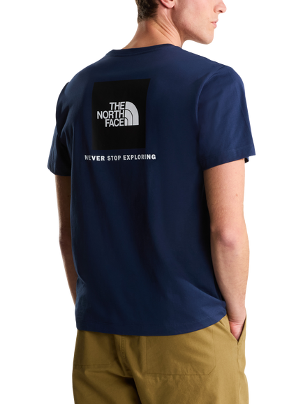 The North Face Never Stop Exploring Evolution Box Logo T-Shirt, Summit Navy - view 2, Summit Navy