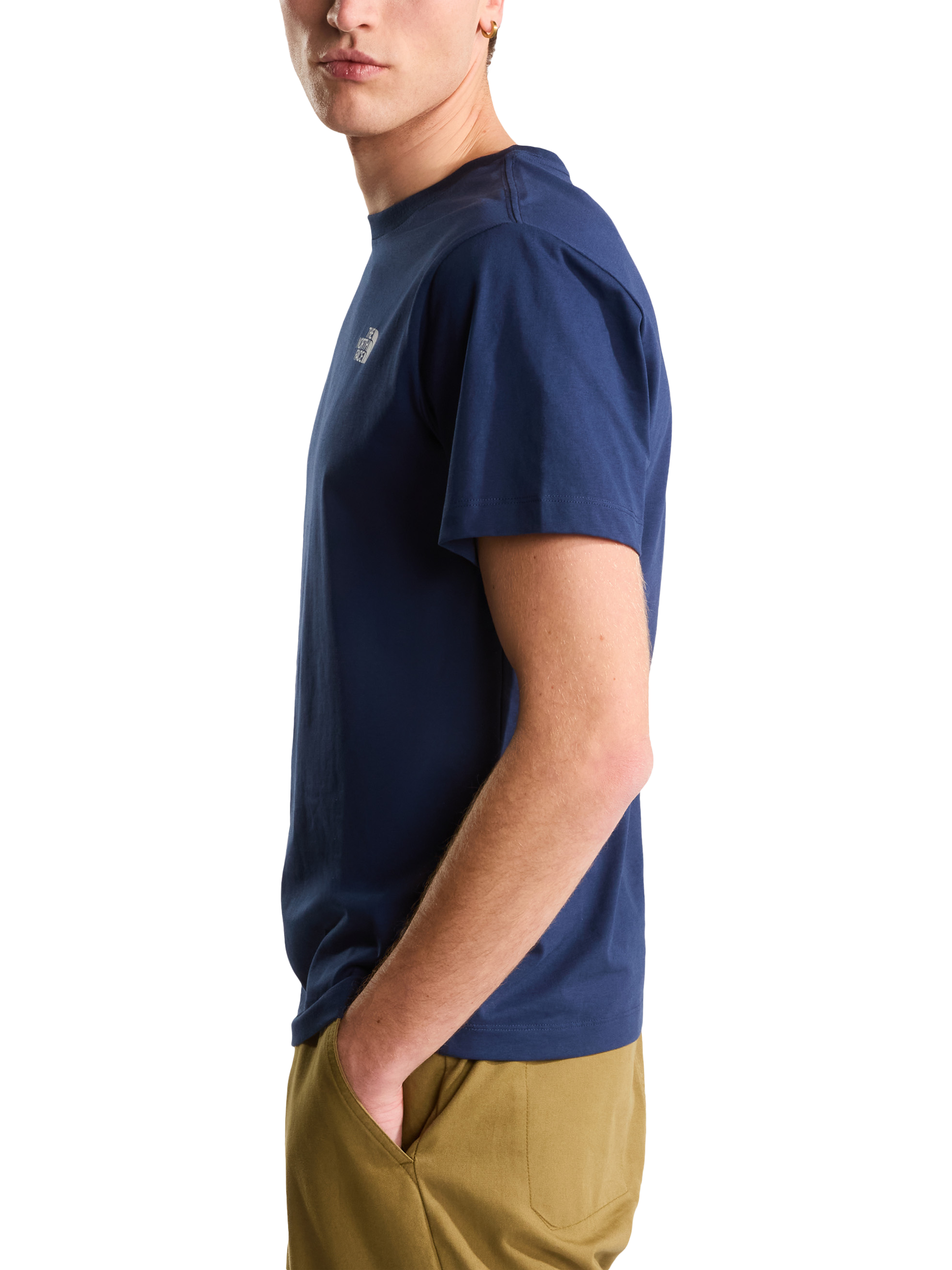 Product image 4 of 4, which shows The North Face Never Stop Exploring Evolution Box Logo T-Shirt, Summit Navy, S