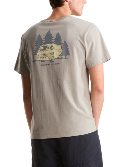 The North Face Van Life Relaxed Graphic Cotton T-Shirt, Stone Slab - view 2, Stone Slab