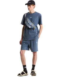 The North Face Essential Light Relaxed Cotton Shorts, Granite Grey - view 2, Granite Grey