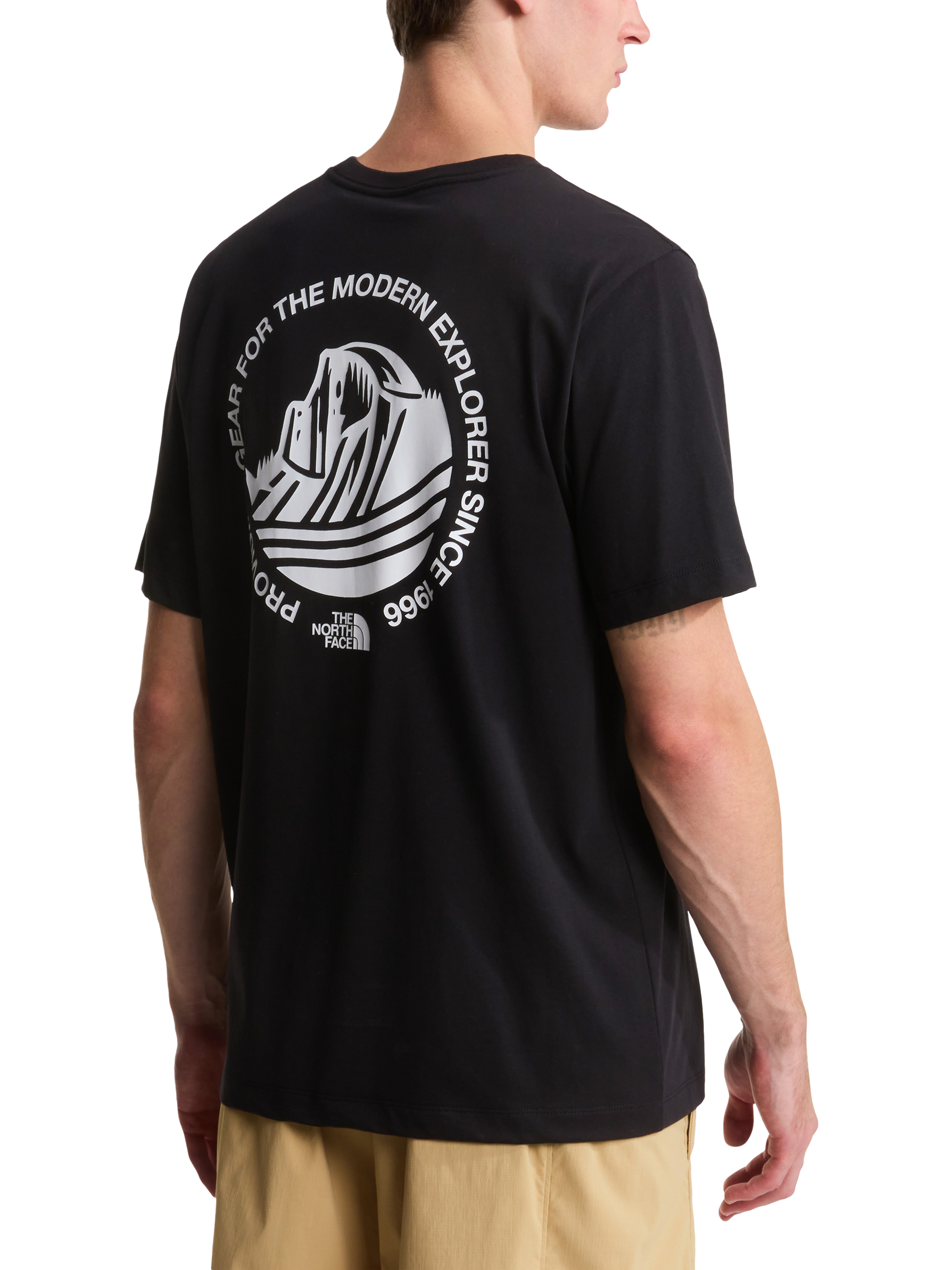 Product image 3 of 3, which shows The North Face Monte Regular T-Shirt, Tnf Black, S