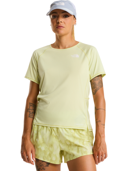 The North Face Sunriser Sports T-Shirt, Lemon Mist, Lemon Mist