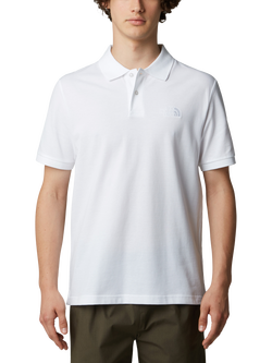 The North Face Cotton Regular Fit Short Sleeve Polo Shirt, White, White