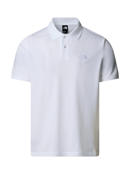The North Face Cotton Regular Fit Short Sleeve Polo Shirt, White - view 2, White
