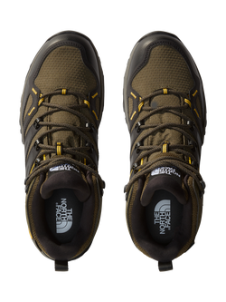 The North Face Men's Hedgehog Goret Hiking Boots, Green/Black - view 2, Nwtpegrn/Blk