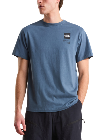 The North Face Icon Celebration Regular Graphic T-Shirt, Granite Grey, Granite Grey