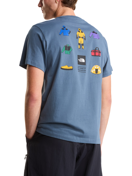 The North Face Icon Celebration Regular Graphic T-Shirt, Granite Grey - view 2, Granite Grey