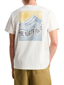 The North Face Mountain Escape Relaxed Fit T-Shirt, White Dune - view 2, White Dune
