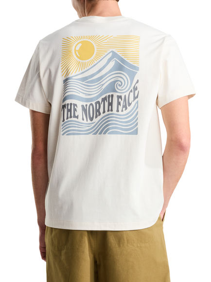 The North Face Mountain Escape Relaxed Fit T-Shirt, White Dune - view 2, White Dune