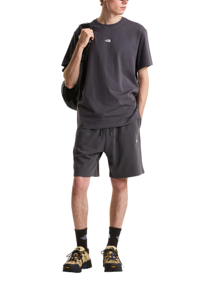 The North Face Essential Light Relaxed Cotton Shorts, Anthracite Grey - view 2, Anthracite Grey