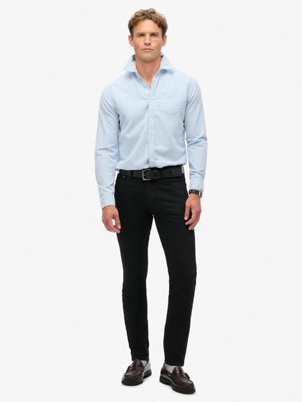 Superdry Organic Cotton Slim Jeans, Venom Washed Black