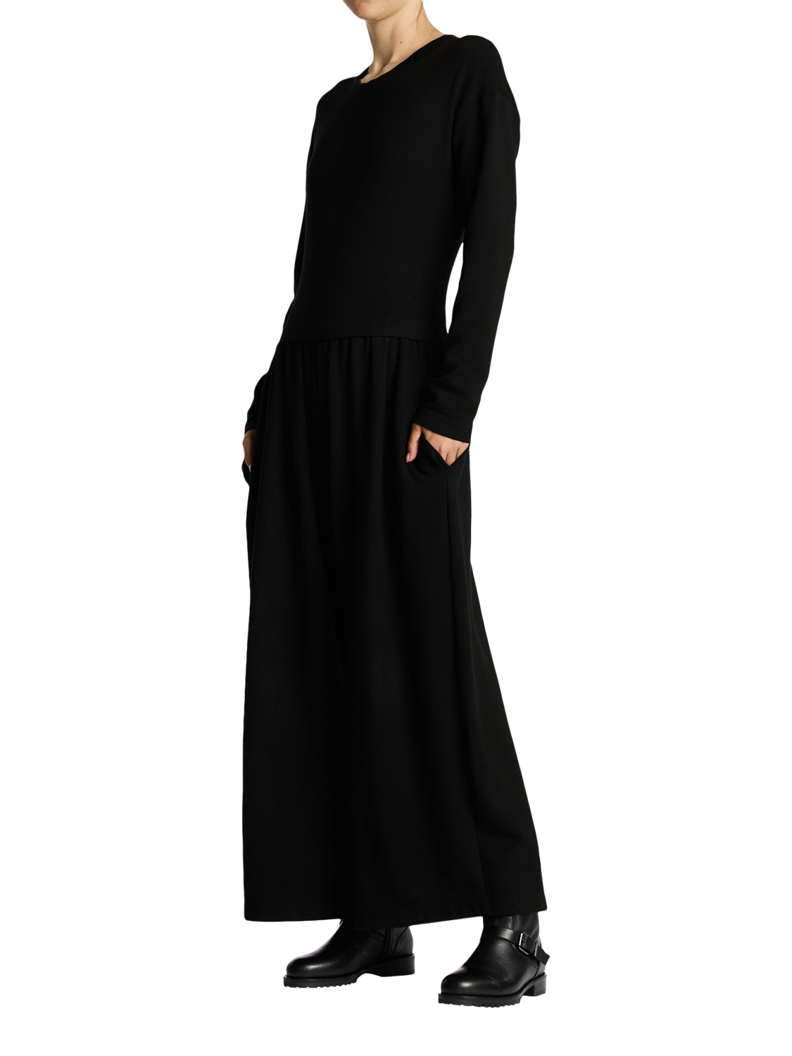 Product image 5 of 5, which shows Russell & Bromley Glory Leather Biker Boots, Black, 7