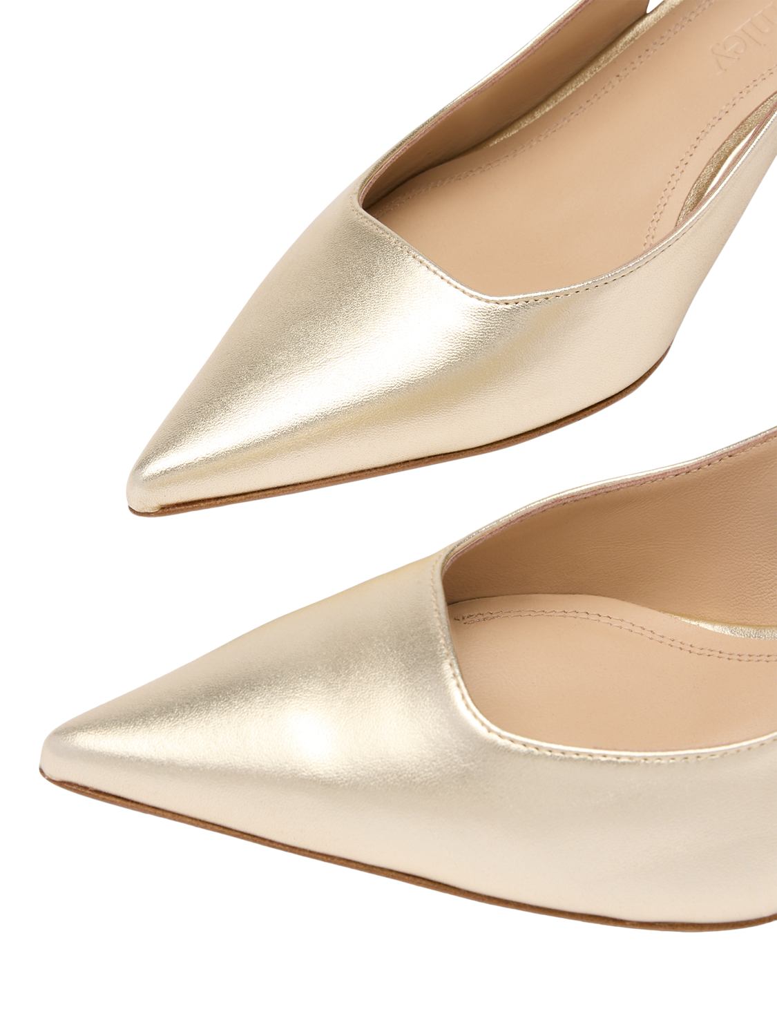 Product image 4 of 4, which shows Russell & Bromley Seathwaite Slingback Shoes, Gold, 4