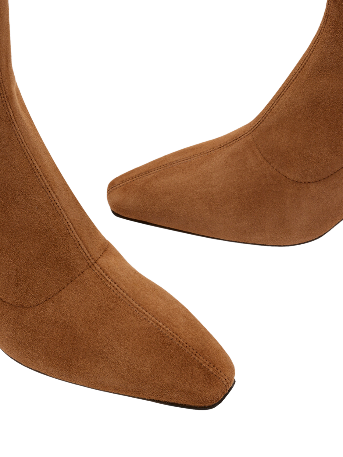 Product image 2 of 4, which shows Russell & Bromley Hale Tall Suede Boots, Brown, 3