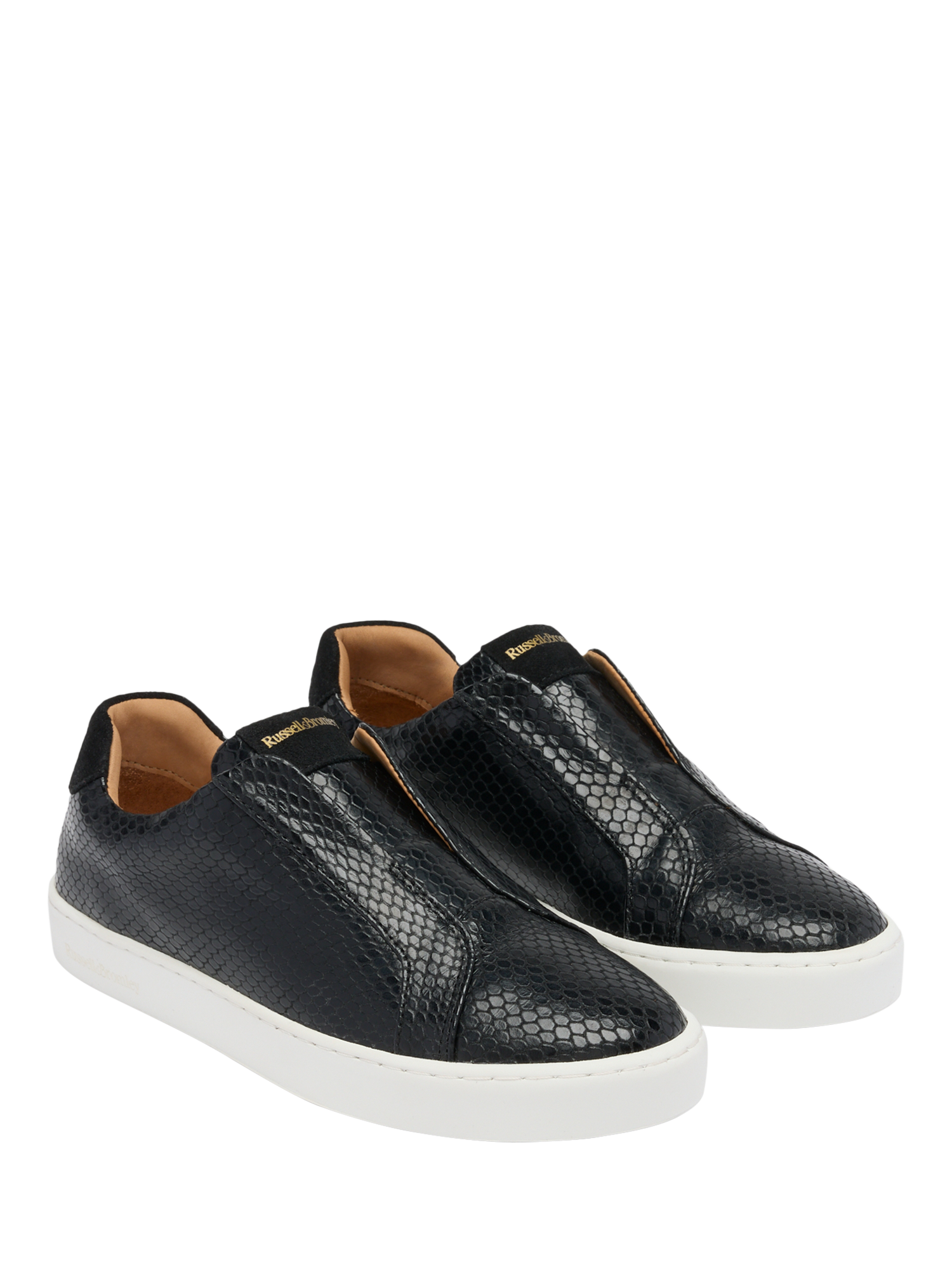 Product image 2 of 4, which shows Russell & Bromley Pear Trainers, Black, 5