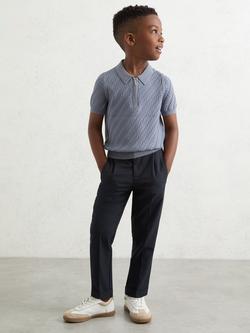 Reiss Kids' Brighton Slim Chinos, Navy, Navy