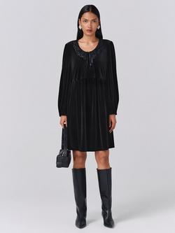 Ghost Harper Knee Length Smock Dress, Black