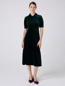 Ghost Wilma Midi Tea Dress, Green