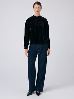 Ghost Athena Buttoned Blouse - view 2, Black