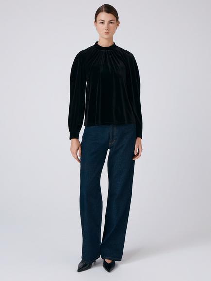 Ghost Athena Buttoned Blouse - view 2, Black