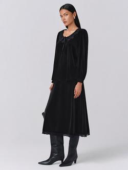 Ghost Haidee Scoop Neck Blouse - view 2, Black