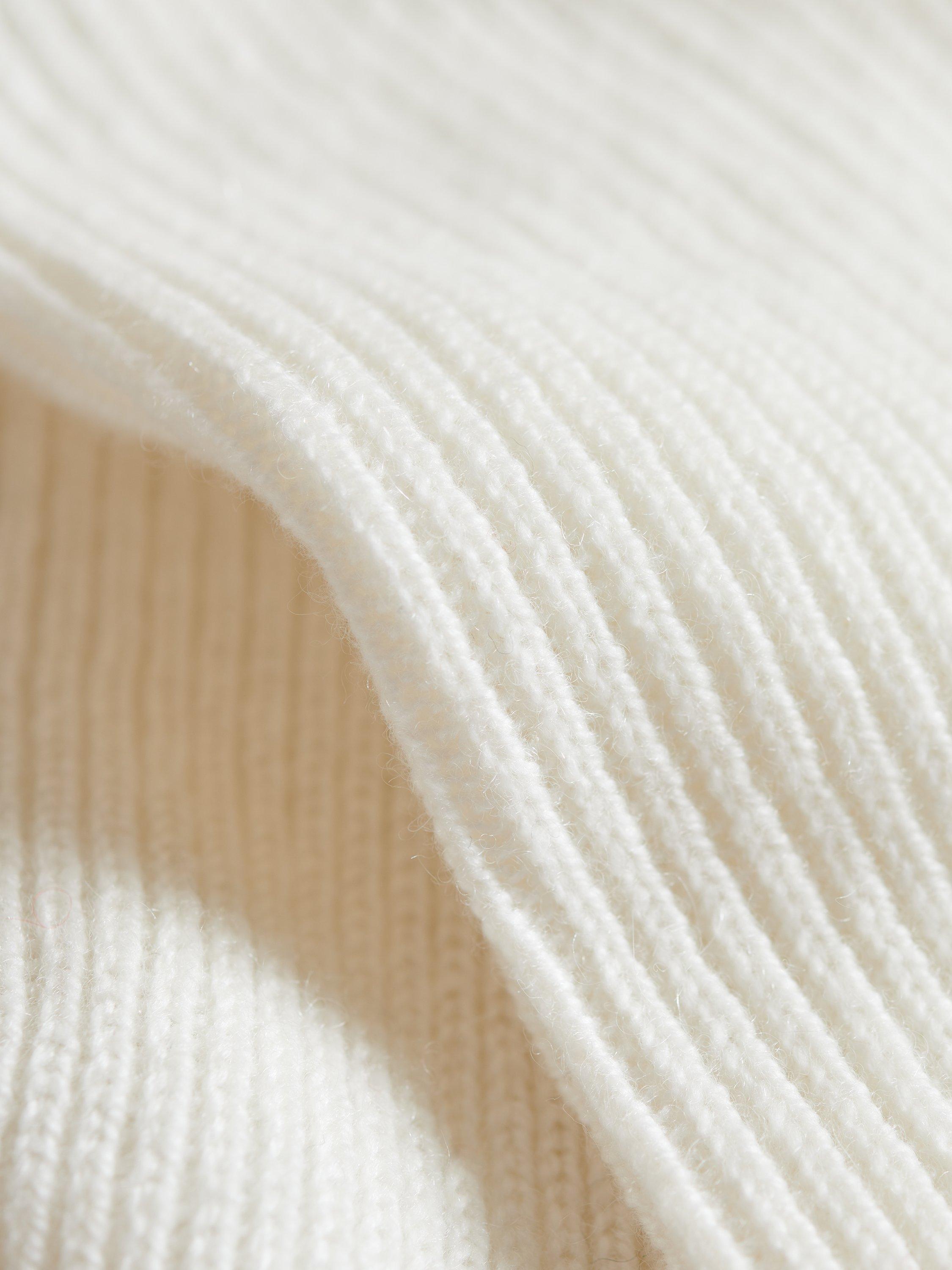 Product image 3 of 4, which shows Bedfolk Cashmere Sleep Socks, Snow