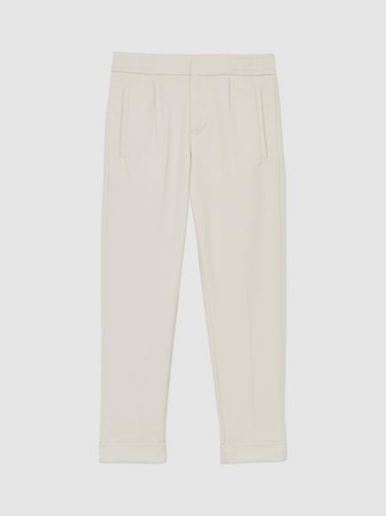 Reiss Kids' Brighton Tailored Trousers - view 2, Off White
