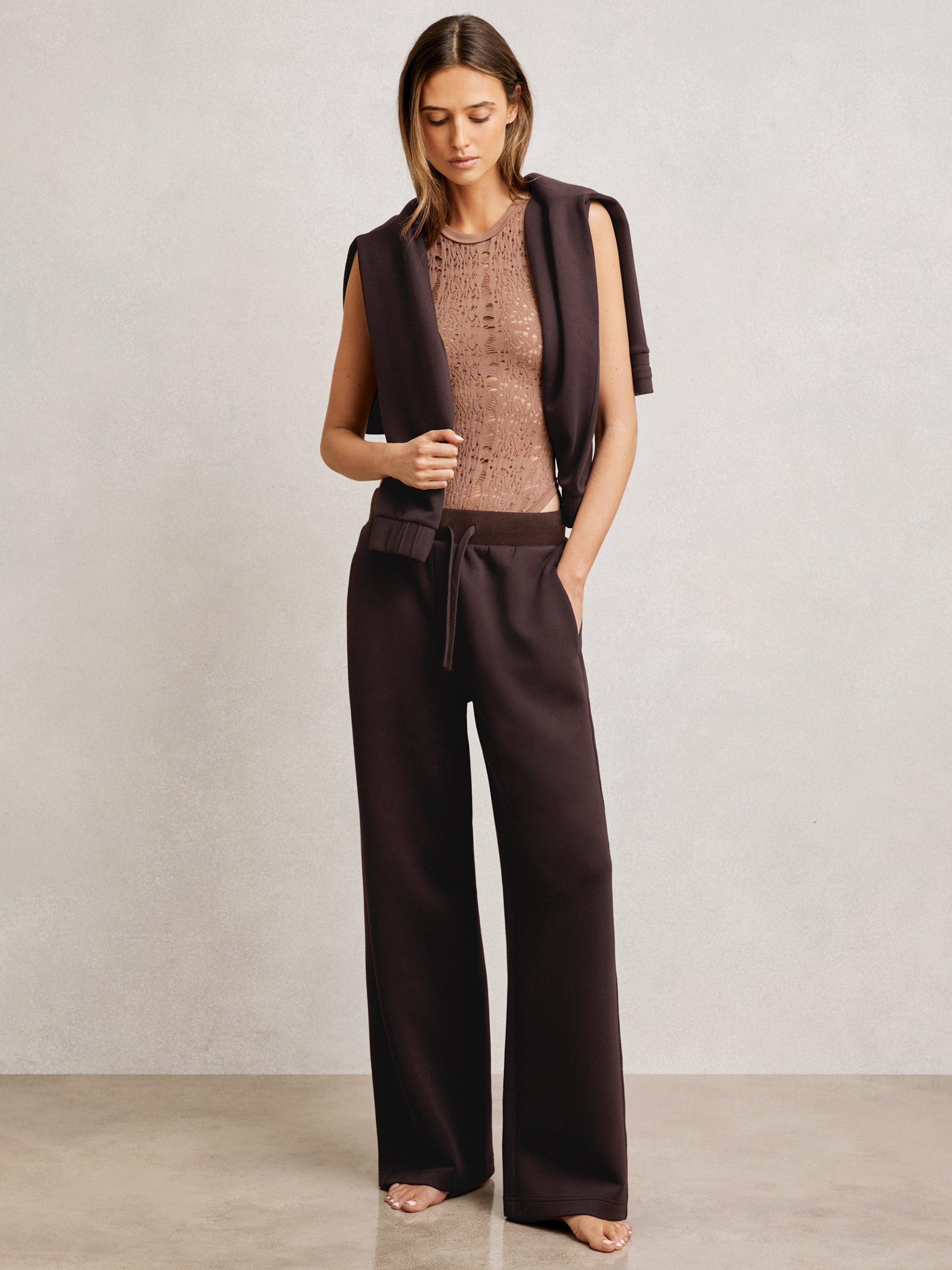 Reiss Petite Laney Wide Leg Joggers