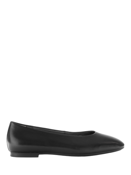 Gabor Jasie Leather Ballerina Pumps, Black, Black
