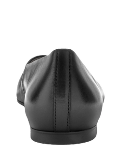 Gabor Jasie Leather Ballerina Pumps, Black - view 2, Black