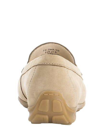 Gabor Wide Fit Eldon Suede Moccasins, Light Brown - view 2, Light Brown