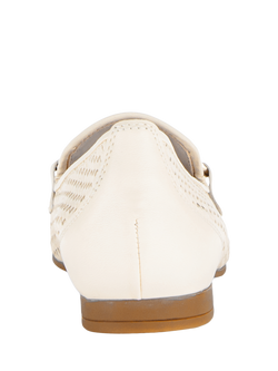 Gabor Vivien Woven Leather Loafers, White - view 2, White