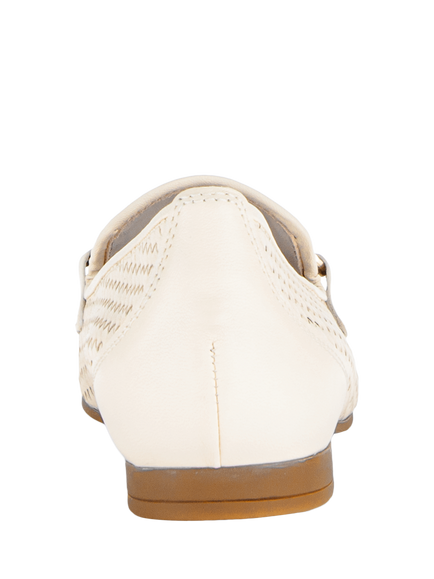 Gabor Vivien Woven Leather Loafers, White - view 2, White