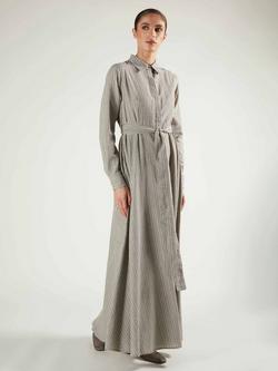 Aab Shirted Maxi Dress, Green, Green