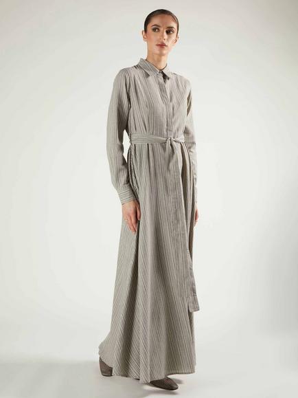 Aab Shirted Maxi Dress, Green, Green
