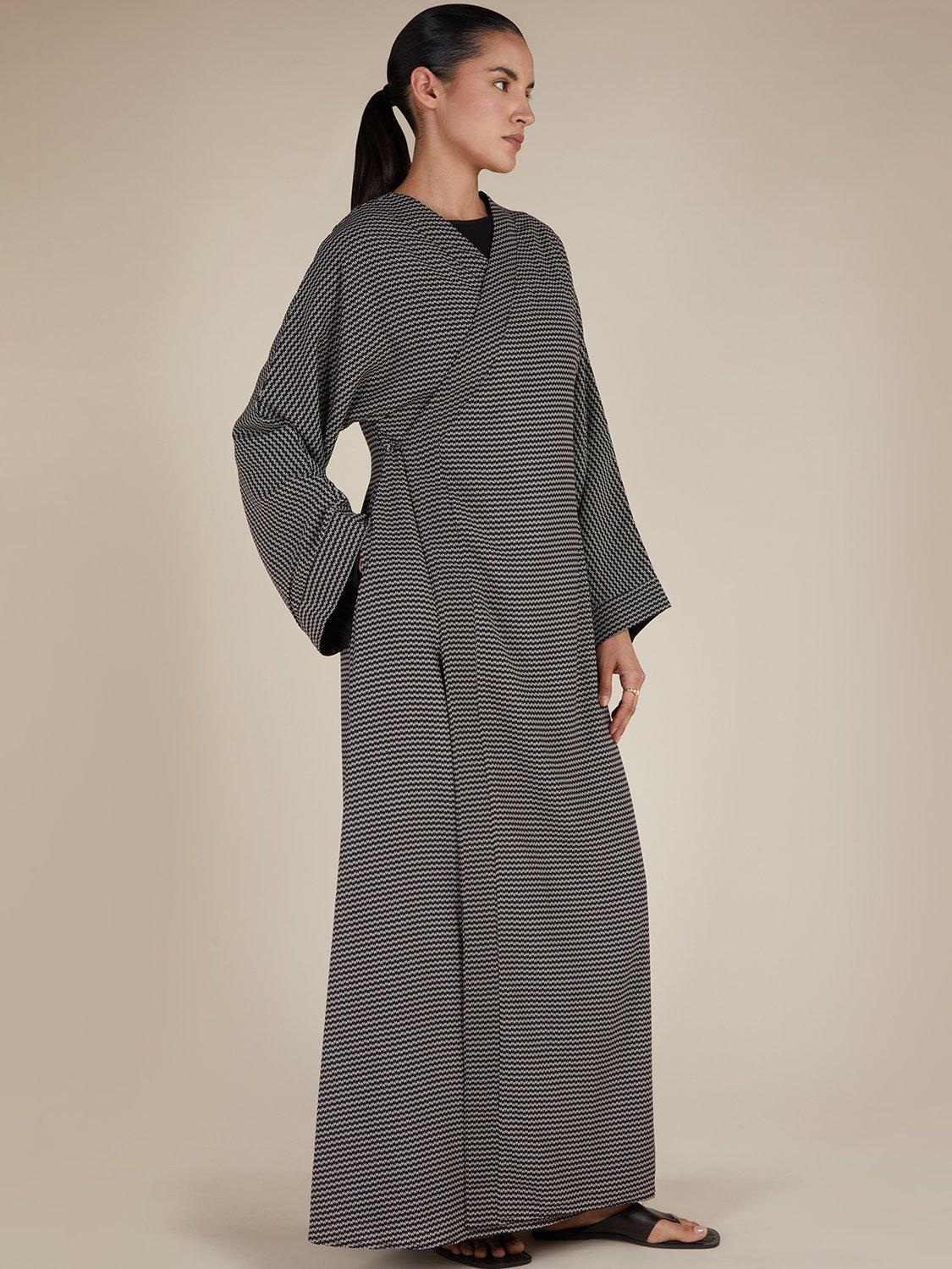 Product image 2 of 4, which shows Aab Wrap Over Maxi Dress, Black, S Reg
