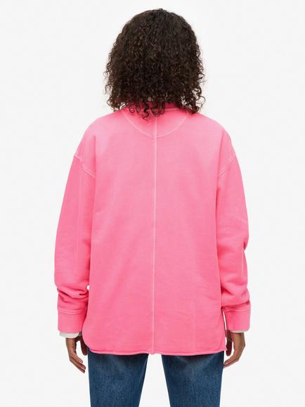 Superdry Studios Crew Sweatshirt - view 2, Fluro Pink