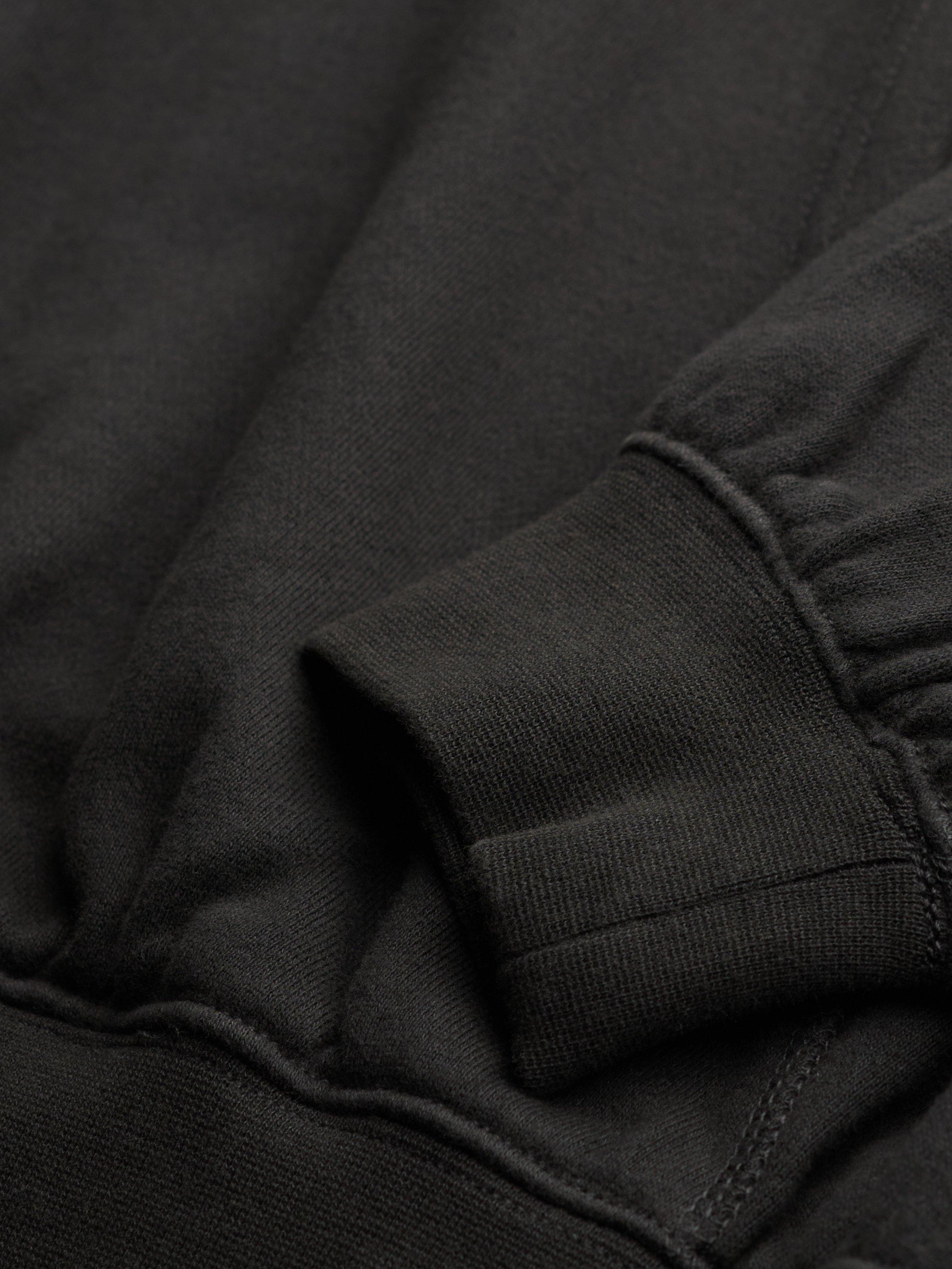 Product image 6 of 6, which shows Superdry Studios 1/2 Zip Sweatshirt, Washed Black, 6