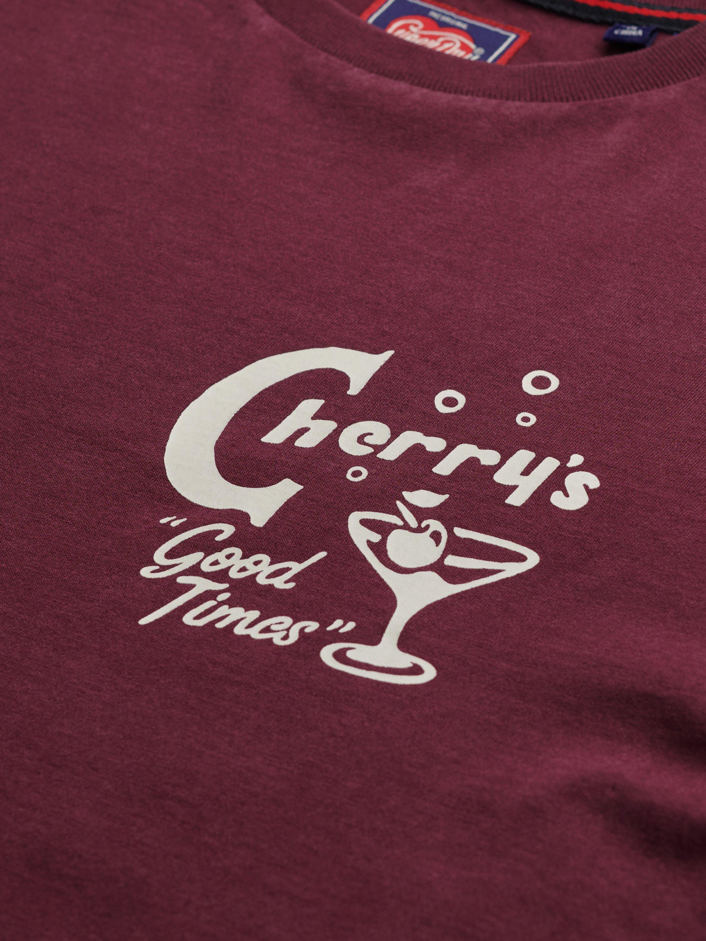 Product image 6 of 6, which shows Superdry Roadside Trade Relaxed T-Shirt, Fig Purple, 12