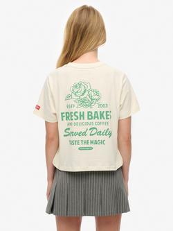 Superdry Roadside Trade Relaxed T-Shirt - view 2, Off White