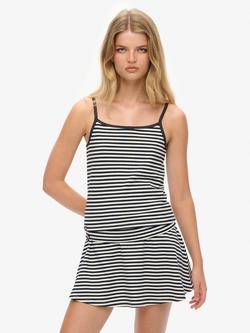 Superdry Athletic Essentials Stripe Cami Top, Navy