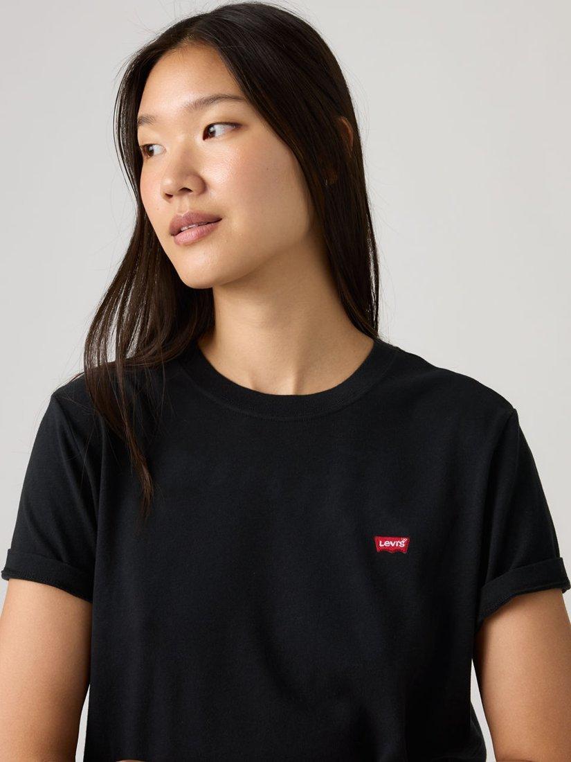 Product image 2 of 3, which shows Levi's Favorite Crew Neck T-Shirt, Black, XXS