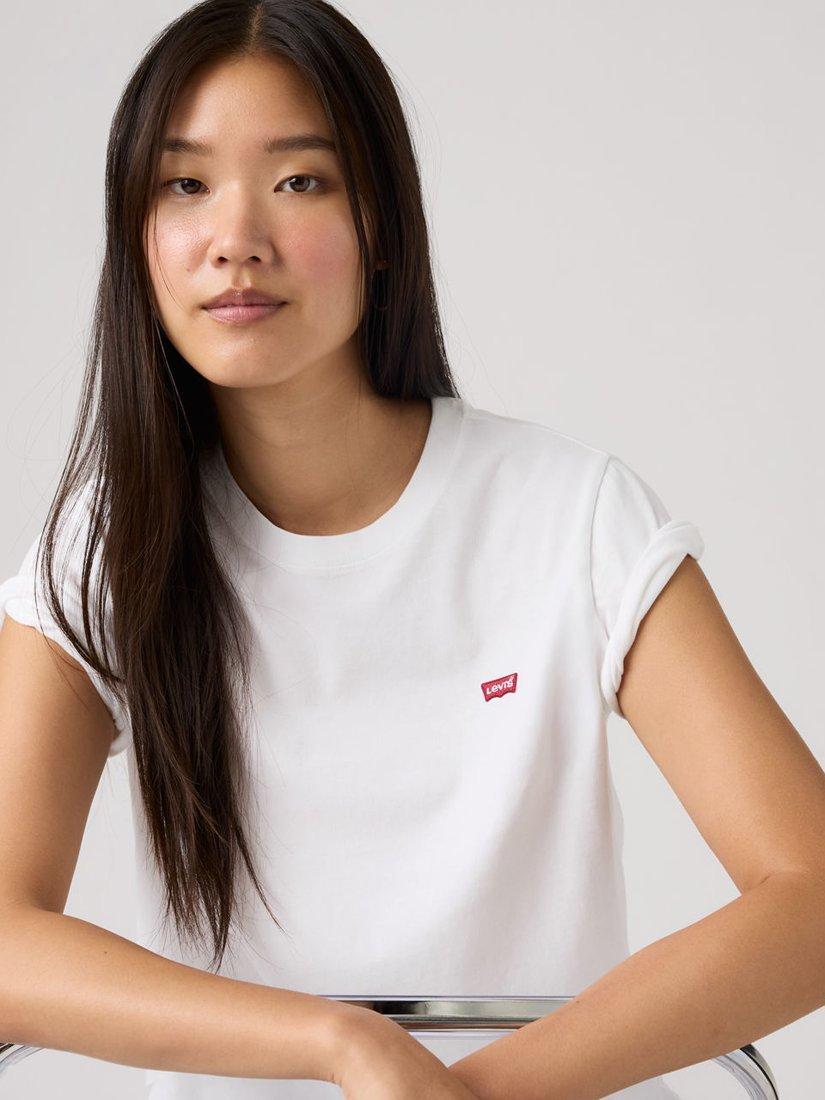 Product image 3 of 3, which shows Levi's Favorite Crew Neck T-Shirt, White, XXS