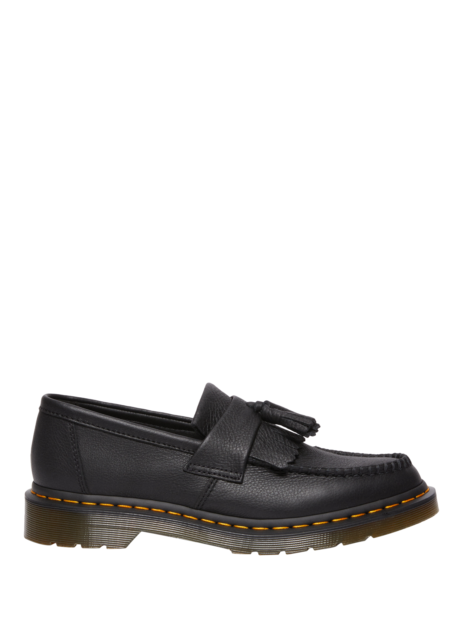 Product image 1 of 6, which shows Dr. Martens Adrian Leather Tassel Loafers, Black, 4